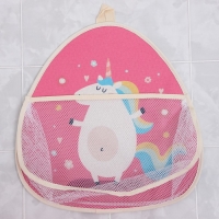 Сетка для хранения игрушек в ванной с петелькой «Единорожка» Сетка для хранения игрушек в ванной с петелькой «Единорожка»