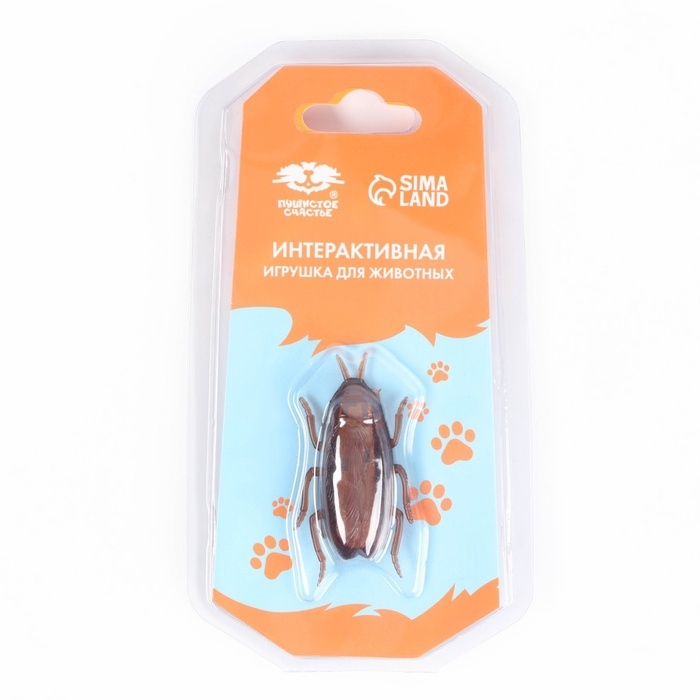 Интерактивная игрушка для кошек &laquo;Таракан&raquo;