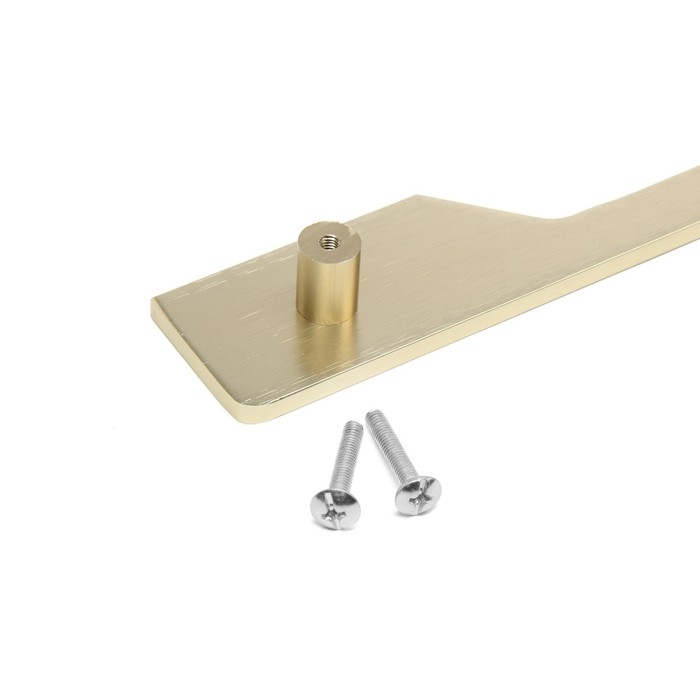 Ручка скоба мебельная RS1401, м/о=225, цвет сатиновое золото Ручка скоба мебельная RS1401, м/о=225, цвет сатиновое золото