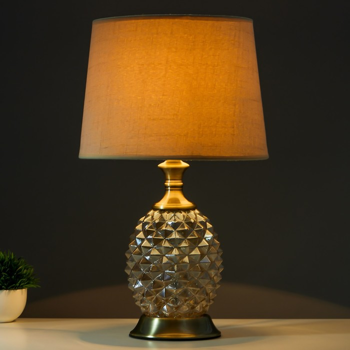 Лампа настольная 16714/1 E27 40Вт бронза 30х30х50 см RISALUX