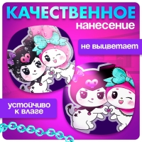 Фигурка аниме на подставке «Кроличьи шалости: Подружки» с наклейками, акриловая, 8 см Фигурка аниме на подставке «Кроличьи шалости: Подружки» с наклейками, акриловая, 8 см