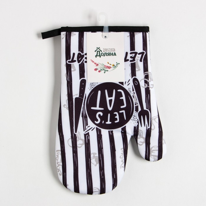 Варежка Доляна Варежка Доляна "Eat" 26х16 см, 100% п/э