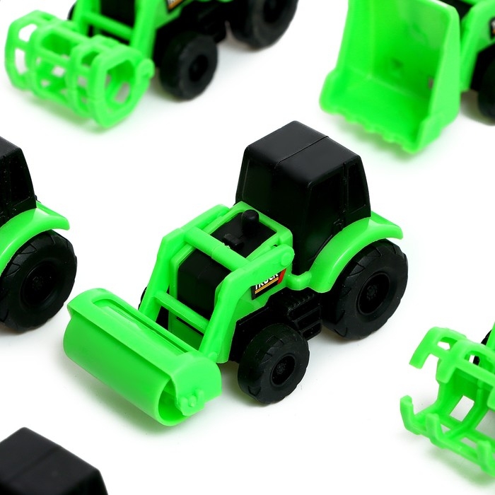 Набор тракторов «Фермер», 12 шт Набор тракторов «Фермер», 12 шт