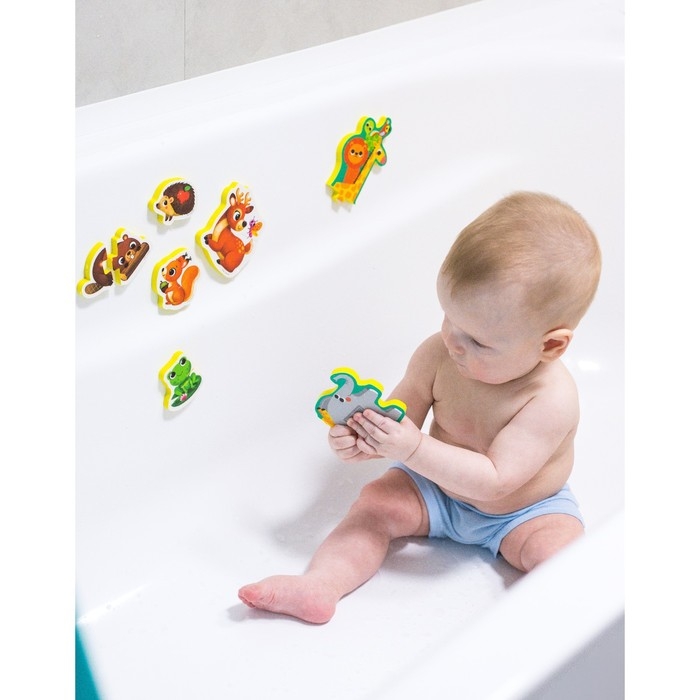 Мягкий пазл для малышей &laquo;Пирамидка: Африка&raquo;, 5 деталей, Крошка Я