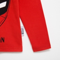 Джемпер детский MARVEL "Spider man", рост 110-116 (32), цвет красный