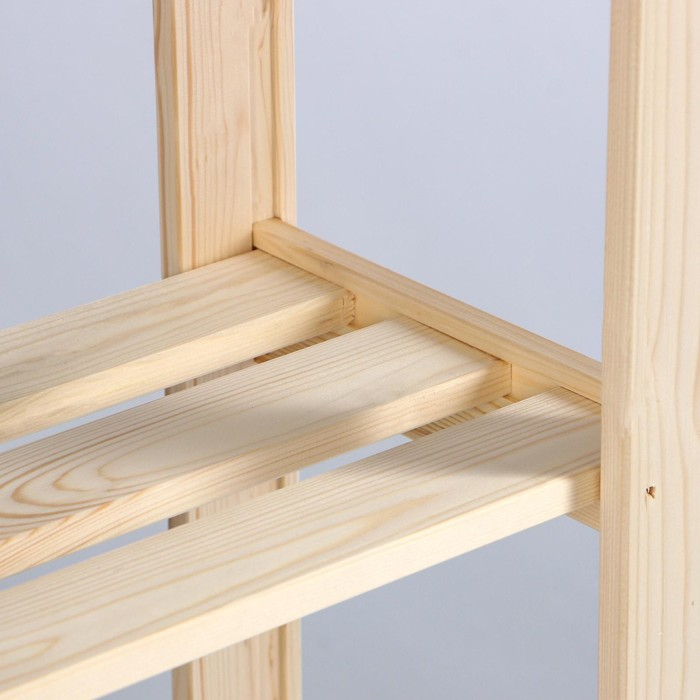 Стеллаж деревянный усиленный  180х84х28см, 5 полок