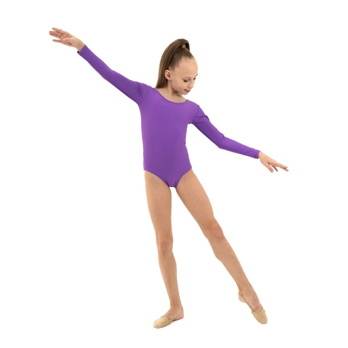 Купальник для гимнастики и танцев Grace Dance, р. 28, цвет фиолетовый