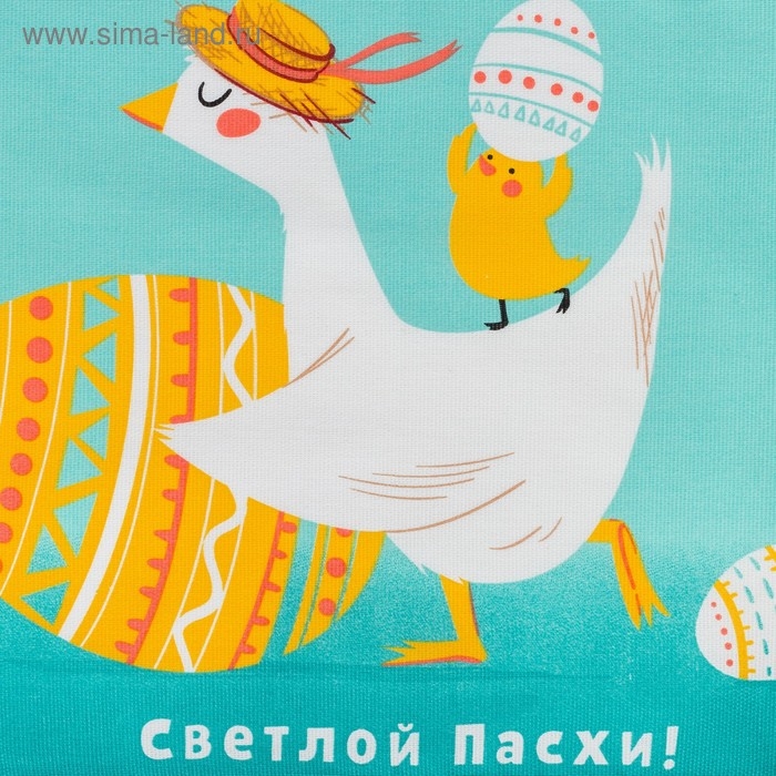 Полотенце пасхальное Доляна &laquo;Светлой пасхи&raquo; 35х60 см, 100% хлопок, 160г/м2