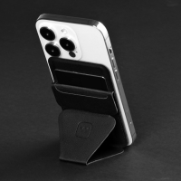 Магнитный кошелёк-подставка Windigo, поддержка Magsafe, для iPhone 12/13/14/15, графитовый чёрный Магнитный кошелёк-подставка Windigo, поддержка Magsafe, для iPhone 12/13/14/15, графитовый чёрный