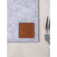 Конверт для столовых приборов Доляна «Грэй», 25×10 см, толщина 2 мм, цвет светло-серый Конверт для столовых приборов Доляна «Грэй», 25×10 см, толщина 2 мм, цвет светло-серый