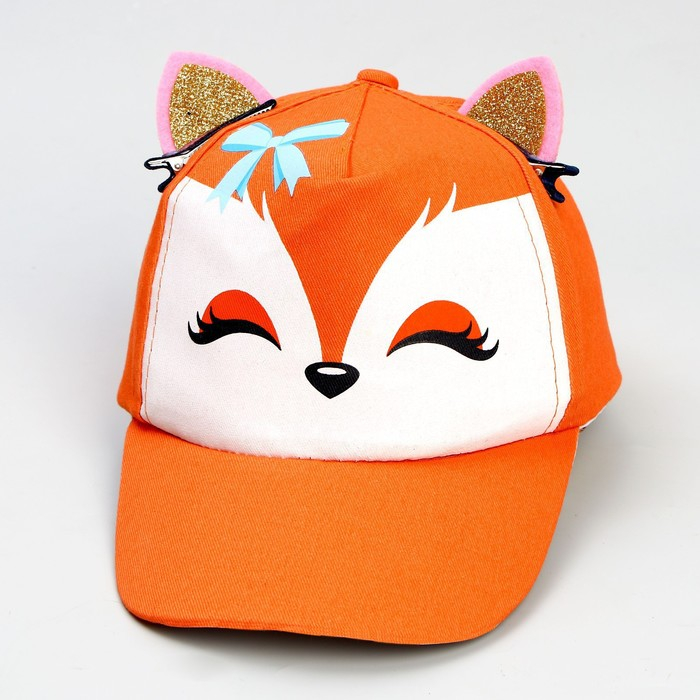 Детский набор &laquo;Лисичка&raquo;, рюкзак 21х25 см, кепка р-р. 52-54 см