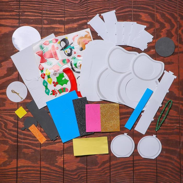 Набор для творчества - создай новогоднее украшение &laquo;Снеговик&raquo;