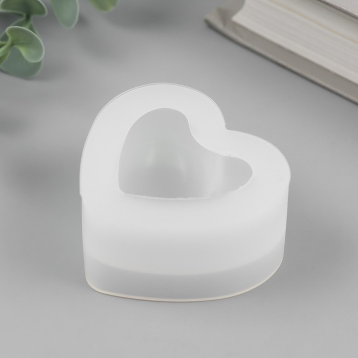 Молд силикон Молд силикон "Сердечко объёмное" мини 5,4х5,4х2,8 см