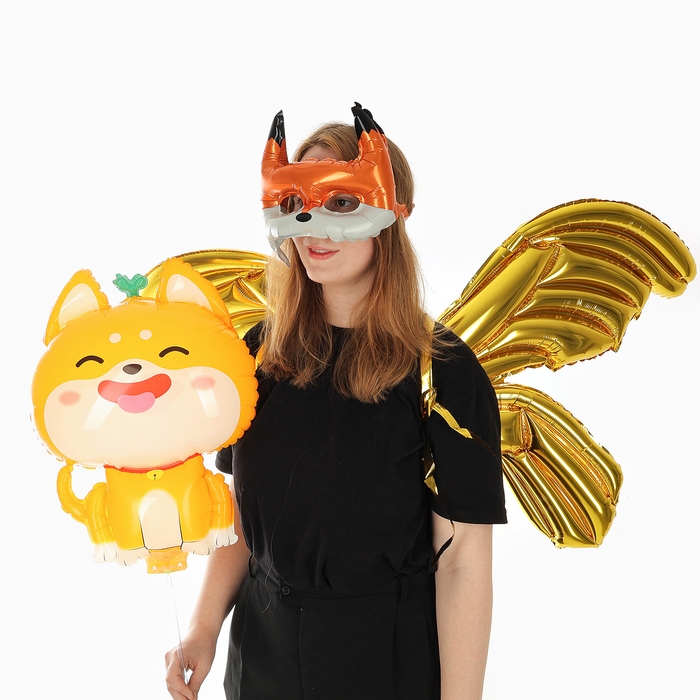 Набор фольгированных шаров «Карнавальный набор. Лисичка», 3 шт. Набор фольгированных шаров «Карнавальный набор. Лисичка», 3 шт.