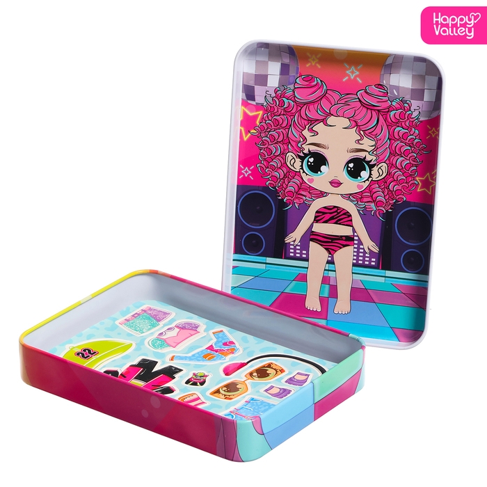 Магнитный набор &laquo;Крутая вечеринка&raquo;, в жестяной коробке