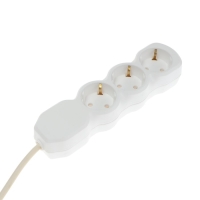 Удлинитель Luazon Lighting ECO, 3 розетки, 1.5 м, 10 А, 2200 Вт, ПВС 3х0.75 мм2, с з/к,белый Удлинитель Luazon Lighting ECO, 3 розетки, 1.5 м, 10 А, 2200 Вт, ПВС 3х0.75 мм2, с з/к,белый