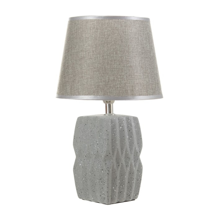 Настольная лампа Настольная лампа "Алейда" Е14 40Вт серый 20х20х33 см RISALUX