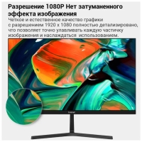 Монитор SANC M2253, 21.5", VA, 1920&times;1080, 75Гц, 5 мс, D-Sub, чёрный