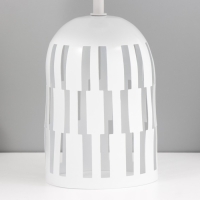 Настольная лампа "Трезария" E27 40Вт белый 27х27х42 см RISALUX Настольная лампа "Трезария" E27 40Вт белый 27х27х42 см RISALUX