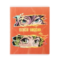 Тетрадь 48 листов в клетку "Аниме глаза", обложка мелованный картон, выборочный УФ-лак, тиснение фольгой, блок 70 г/м2, МИКС Тетрадь 48 листов в клетку "Аниме глаза", обложка мелованный картон, выборочный УФ-лак, тиснение фольгой, блок 70 г/м2, МИКС