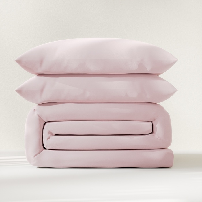 Постельное бельё LoveLife евро "Almond flower" 200х215 см, 225х240 см, 50х70&plusmn; 3 см-2 шт, микрофибра 85 гр