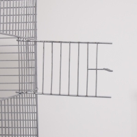 Клетка для птиц "Пижон" №104-Б, разборная, 2 секции, 58 х 40 х 88см, серая Клетка для птиц "Пижон" №104-Б, разборная, 2 секции, 58 х 40 х 88см, серая