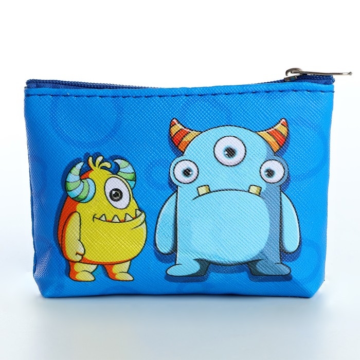 Кошелек детский "Добрые монстрики" МИКС, 11х0,5х8,5 см