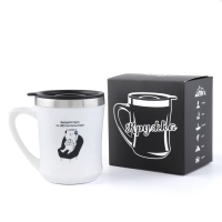 Термокружка, 350 мл, Lifestyle "Бездействую", сохраняет тепло 3 ч, белая Термокружка, 350 мл, Lifestyle "Бездействую", сохраняет тепло 3 ч, белая