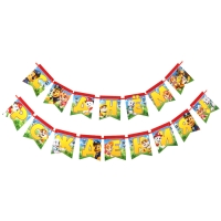 Набор одноразовой бумажной посуды, на 6 персон "С днем рождения!", Щенячий патруль Набор одноразовой бумажной посуды, на 6 персон "С днем рождения!", Щенячий патруль