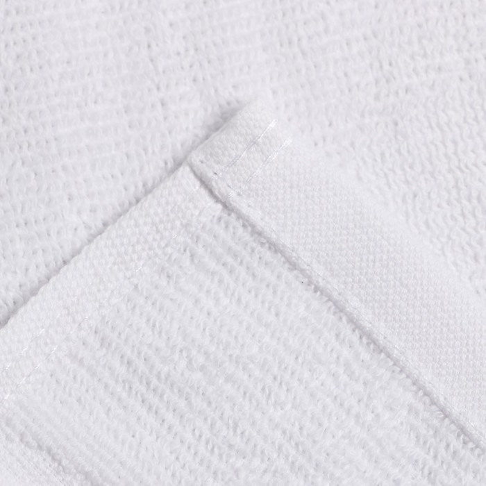 Полотенце махровое LoveLife "Border" 70х130 см, цвет белый, 100% хлопок, 380 гр/м2