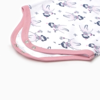 Боди детский, цвет белый/принцессы, рост 68 см