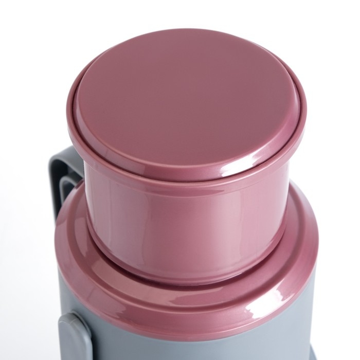 Термос 1.2 л, со стеклянной колбой, сохраняет тепло 24 ч , микс