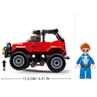 Конструктор Город &laquo;Джип сафари&raquo;, 135 деталей
