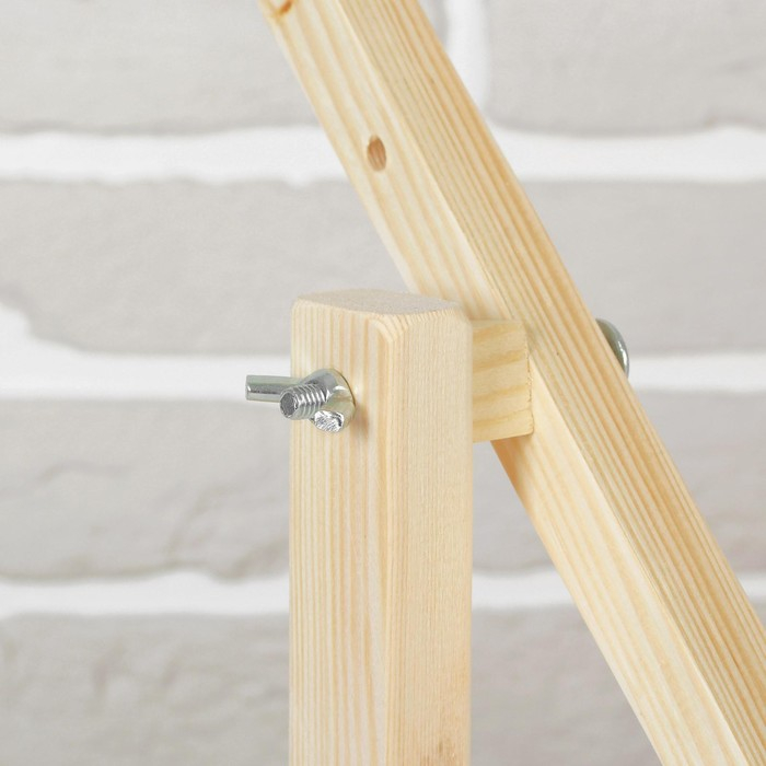 Пяльцы-рамка для вышивания, 30 &times; 30 см, с подставкой, цвет светлое дерево