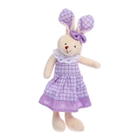 Мягкая игрушка &laquo;Зайка в платье&raquo;, 28 см, цвета МИКС