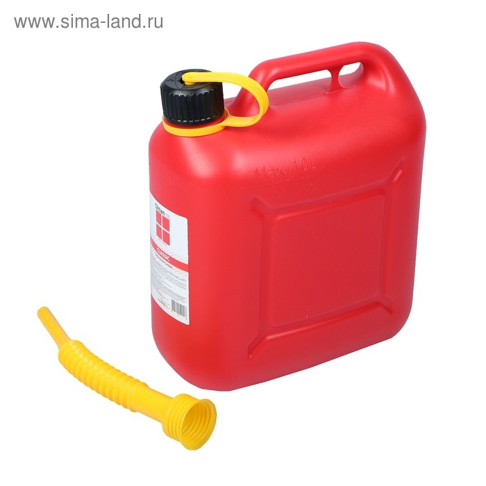 Канистра ГСМ Oktan CLASSIK, 10 л, пластиковая, красная Канистра ГСМ Oktan CLASSIK, 10 л, пластиковая, красная