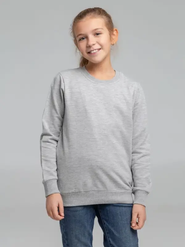 Свитшот Toima Kids 2.0, серый меланж, 6 лет