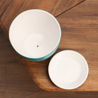 Горшок цветочный ТЕХНО зеленый 2,2 л