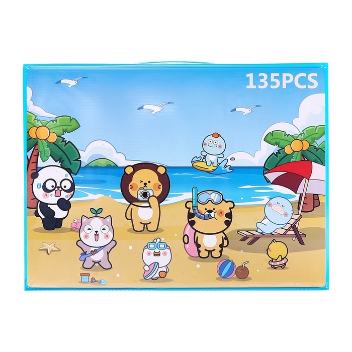 Набор для рисования Зверушки Синий