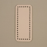 Донце для сумки, прямоугольное, 18 &times; 8 &times; 0,3 см, цвет бежевый