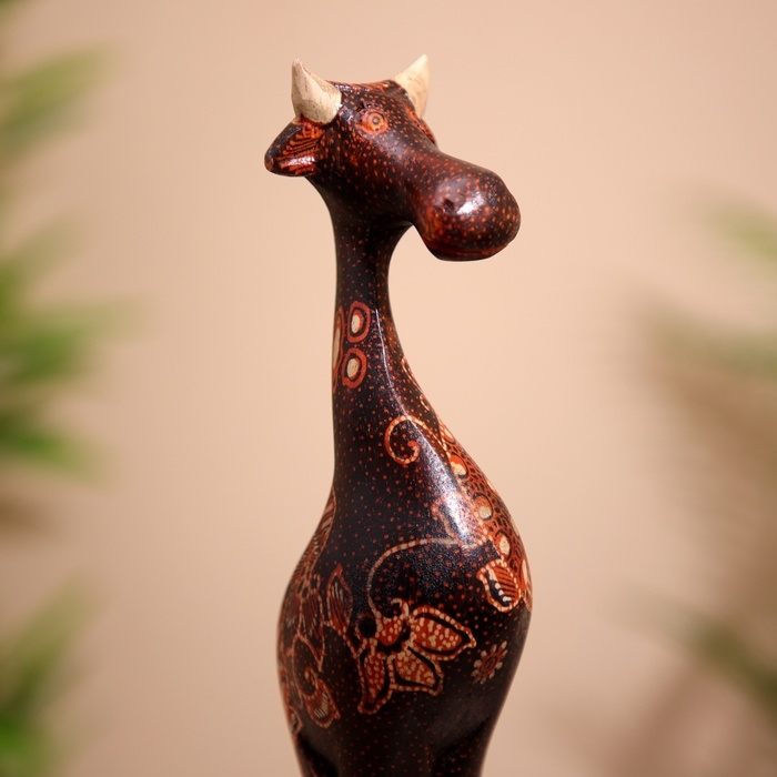 Сувенир Сувенир "Жираф" батик, дерево 30 см