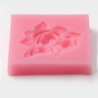 Молд Доляна «Букет роз», силикон, 4,5×5 см, цвет розовый Молд Доляна «Букет роз», силикон, 4,5×5 см, цвет розовый