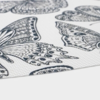 Салфетки сервировочные на стол Доляна &laquo;Бабочки&raquo;, 4 шт, 45&times;30 см