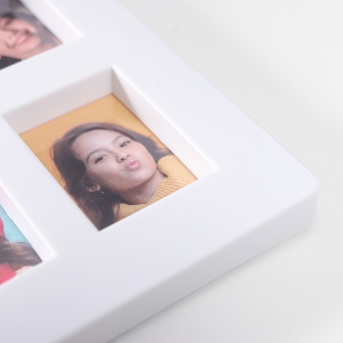 Фоторамка пластик на 15 фото 4х6 см Фоторамка пластик на 15 фото 4х6 см "Мои школьные годы" белая 25х28 см