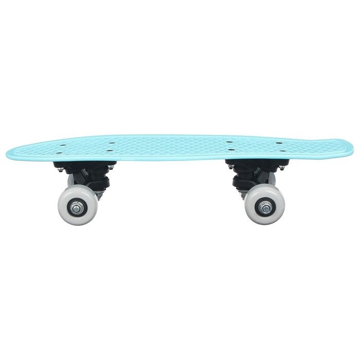 Пенниборд ONLITOP, 42х12 см, колёса PVC 50 мм, пластиковая рама, цвет голубой Пенниборд ONLITOP, 42х12 см, колёса PVC 50 мм, пластиковая рама, цвет голубой