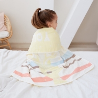 Полотенце детское Крошка Я "Magic" 95х100&plusmn;5 см, цвет жёлтый, 100% хлопок, 280 г/м2