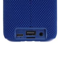 Портативная колонка F68, 5 Вт, 600 мАч, подсветка. micro SD, синяя Портативная колонка F68, 5 Вт, 600 мАч, подсветка. micro SD, синяя