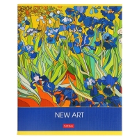 Тетрадь 80л кл на скобе New art, обл мел карт, гл лам, тиснение, МИКС Тетрадь 80л кл на скобе New art, обл мел карт, гл лам, тиснение, МИКС