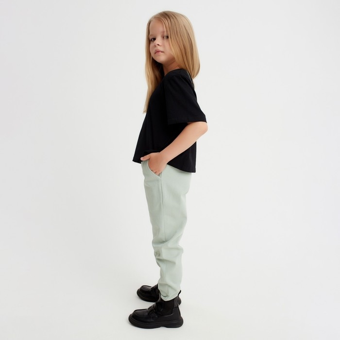 Джинсы для девочки KAFTAN, размер 28 (86-92 см), цвет бирюзовый Джинсы для девочки KAFTAN, размер 28 (86-92 см), цвет бирюзовый