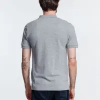 Рубашка поло мужская Adam, серый меланж, размер S